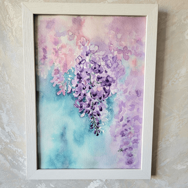 Aquarelle Glycine