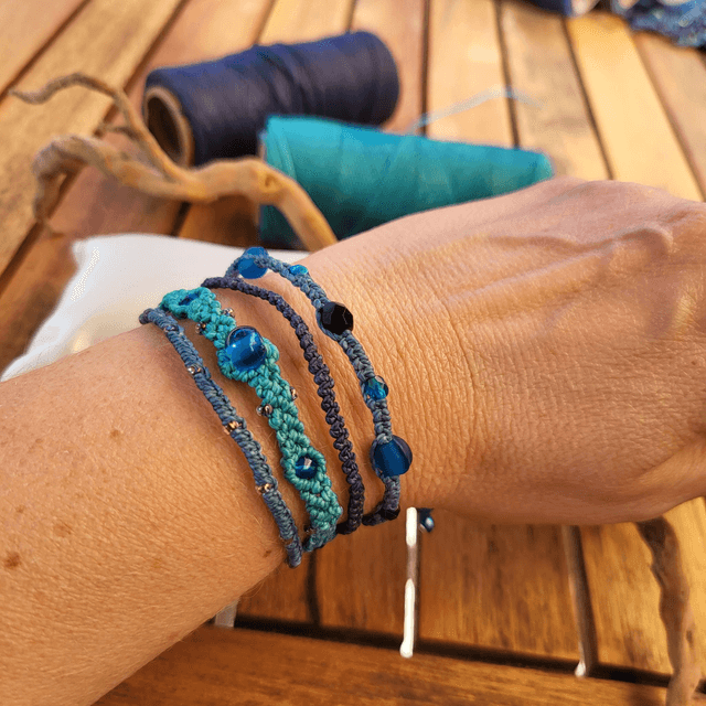 Bracelet Harmonie bleue