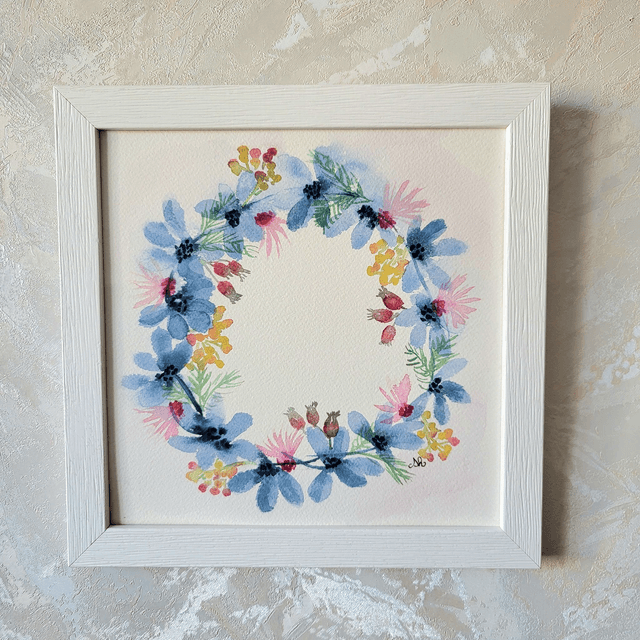 Aquarelle Rêve de fleurs