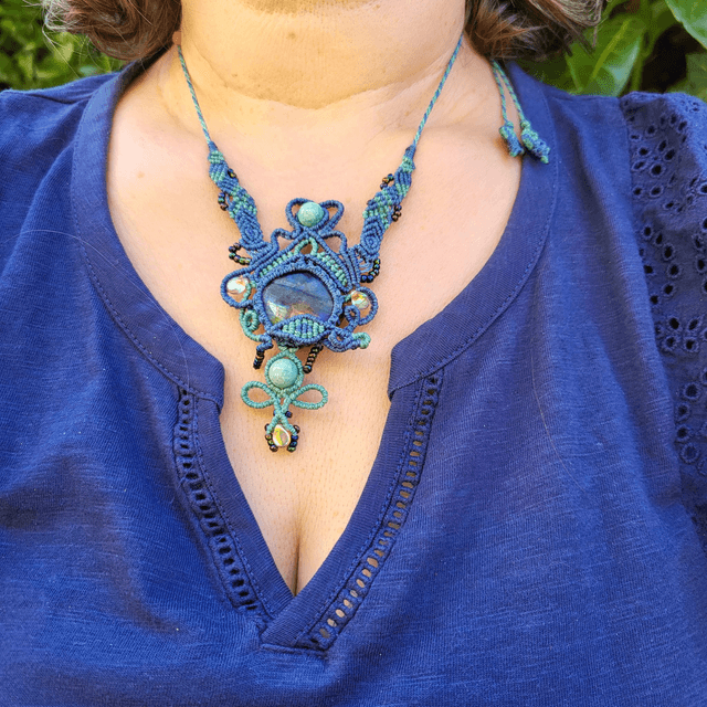Collier Lagon turquoise