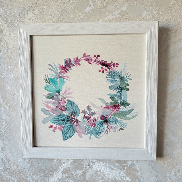 Aquarelle Pastel fleuri